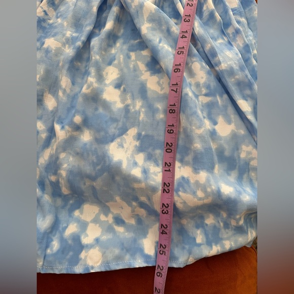 Faithful The Brand New With Tags Alina Mini Dress In Roos Tye Dye Blue 2 - Picture 11 of 12